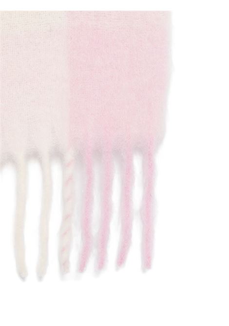 check mohair scarf unisex rosa ACNE STUDIOS | CA0084DTL